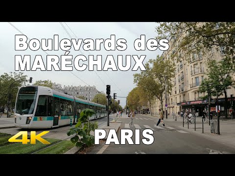 🇫🇷 DRIVE IN PARIS | Boulevards des MARECHAUX | França | 4K
