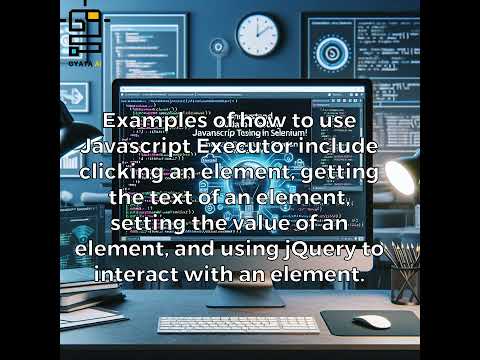 Understand Automated Testing With Javascript Executor In Selenium Javascript