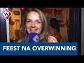 EK VOETBAL - Leidse studenten vieren feest na overwinning Nederlands elftal - OMROEP WEST