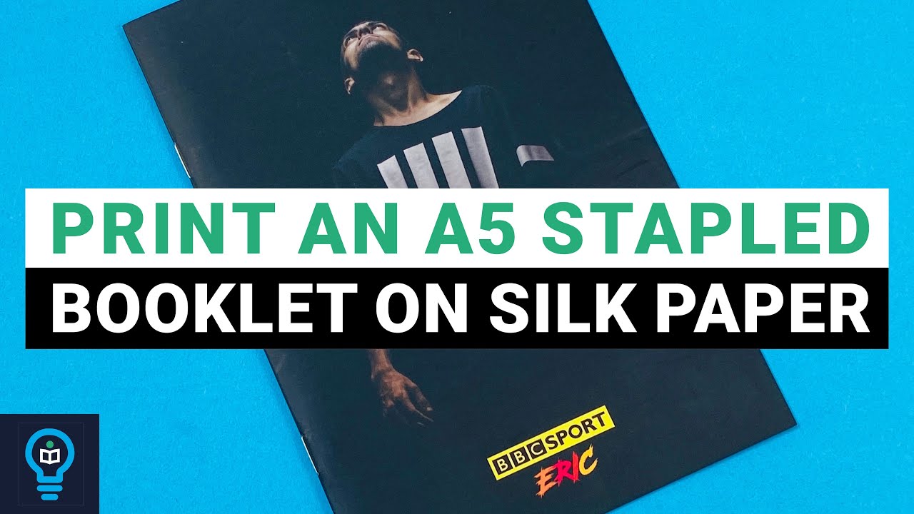 PRINT an A5 STAPLED BOOKLET ON SILK PAPER at EX WHY ZED (Client: BBC Sport)