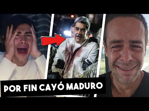 Celebrities who cried over the capture of Nicolás Maduro.