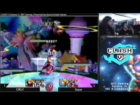 ORLY (Fox,Falcon,Peach,Mewtwo) vs. Nave (Fox,ZSS) - PM Loser's Quarters Clash V
