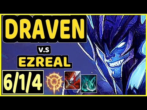 BRTT (DRAVEN) vs EZREAL - 6/1/4 KDA BOTTOM ADC CHALLENGER GAMEPLAY - BR