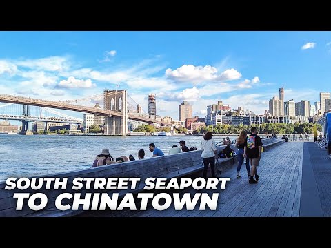 Walking NYC : South Street Seaport to Chinatown, Manhattan (October 14, 2021)