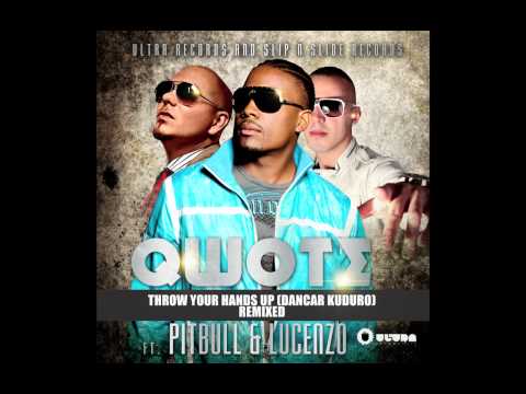 Qwote Ft. Pitbull & Lucenzo - Throw Your Hands Up (R3hab's Dayglow Remix) (Cover Art)