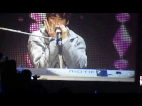 131109 Super Junior SS5 London - Kyuhyun Solo Isn't She Lovely ft. Shindong