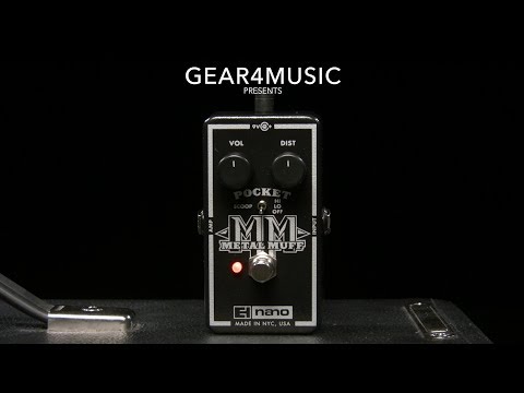 Демонстрация звучания педали эффектов Electro-Harmonix Nano Pocket Metal Muff