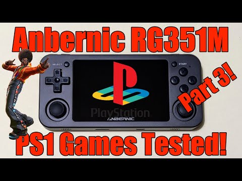 Anbernic RG351M - Sony Playstation PS1 PSX - Games Tested - Even More Classic Gaming Goodness!
