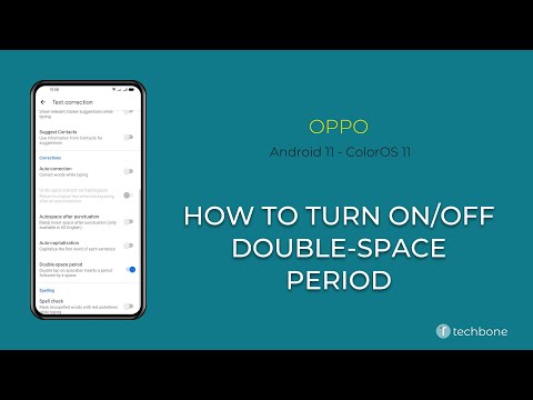 How to Turn On/Off Double-space period - Oppo [Android 11 - ColorOS 11]