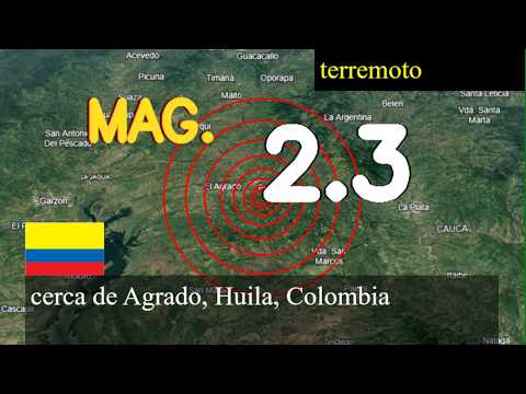 😱🚨  Terremoto cerca de Agrado, Huila, Colombia actualizaciones en vivo hoy: Terremoto de magnitud 2.