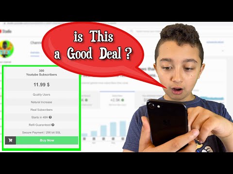 BUYING YOUTUBE SUBSCRIBERS TO GROW A CHANNEL ( is it a Good Idea ?)