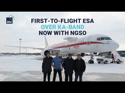 Gilats First-to-Flight ESA Terminal Now with NGSO logo