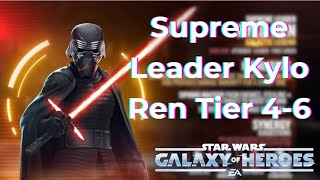 Supreme Leader Kylo Ren Event Guide! Tier 4-6! Star Wars: Galaxy of Heroes