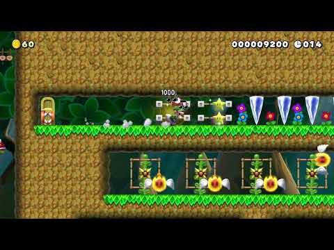 [50sec]　森林Speed Run ♪ by R/JHS_やなな 🍄 Super Mario Maker 2 #aie 😶 No Commentary