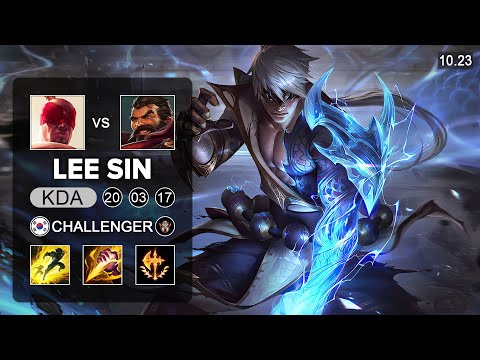 Lee Sin vs Graves Jungle - KR Challenger Patch 10.23