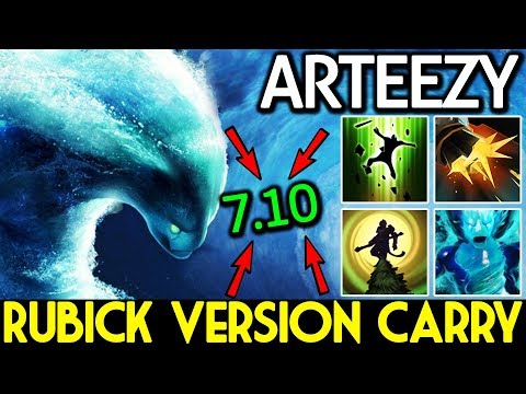 Arteezy Dota 2 [Morphling] WTF Rubick Version Carry Patch 7.10