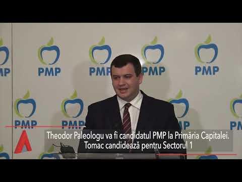 Stiri Mediafax 09 Decembrie - Paleologu, candidat PMP la Primăria Capitalei