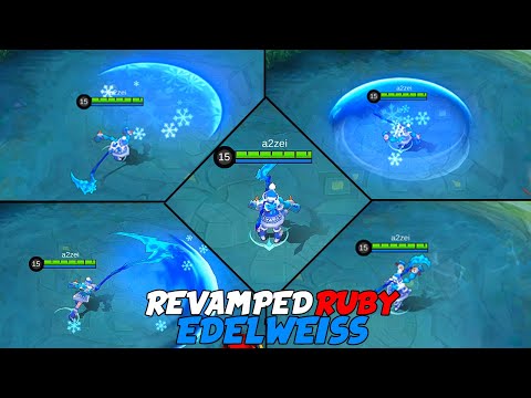 New Revamped Ruby Edelweiss Skill Effects and Animation MLBB