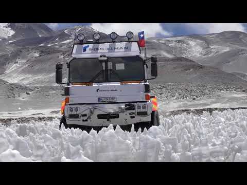 Rheinmetall High Altitude Truck Expedition – Folge 6: HX-Truck durchfährt Büßereisfeld