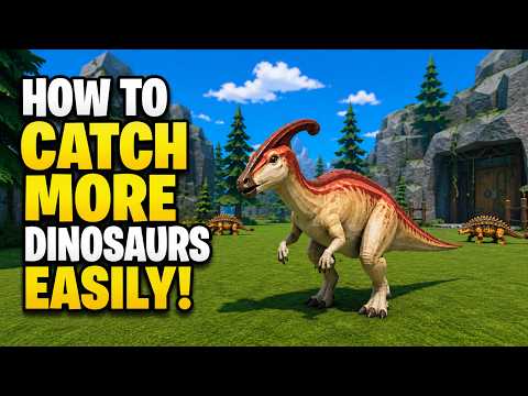 How to CATCH MORE DINOSAURS EASILY in DINO HUNTERS (BEST CAPTURE TIPS) Roblox