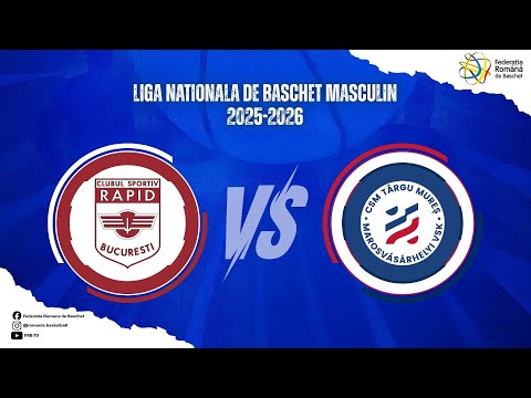 Liga Nationala de Baschet Masculin 25/26 - CS Rapid Bucuresti vs CSM Targu Mures