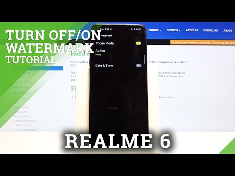 How to Deactivate Camera Watermark in Realme 6 – Camera Settings
