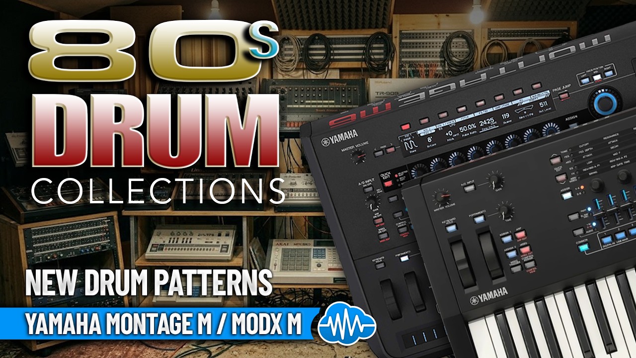 ZZL020 - 80s Drum Collections - Yamaha MONTAGE / M ( 80 drum patterns ) - Video Preview 1