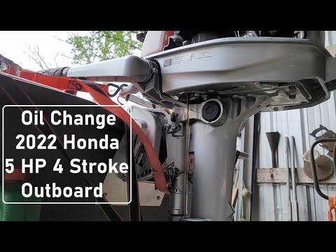How to Change the Oil for a 2022 Honda 5hp 4 Stroke Outboard | Easy Step-by-Step Guide