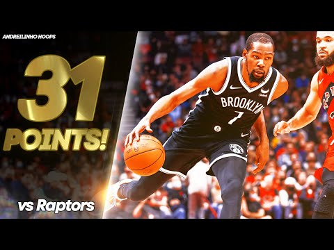 Kevin Durant Full Highlights vs Raptors ● 31 POINTS! ● 07.11.21 ● 60 FPS