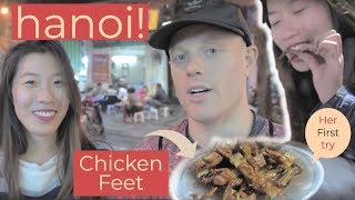 VIETNAM STREET FOOD TOUR.. HANOI! 🔥5 Fire Things You Should Try