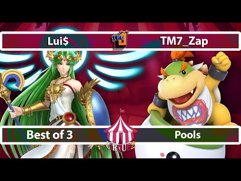 Lui$ (Palutena) vs TM7_Zap (Bowser Jr, Luigi) - Cirque 2 Smash Ultimate - Losers
