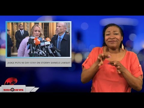 Judge puts a 90 day delay on Stormy Daniel lawsuit (ASL - 4.28.18)
