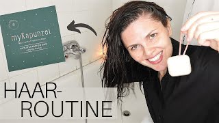 Ich teste 7 Tage lang festes Shampoo - Meine Haar- und Föhnroutine | marahonig