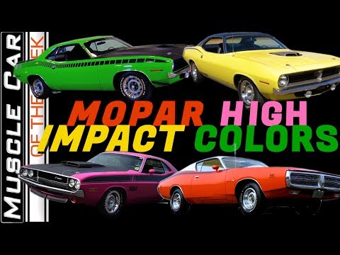 Mopar High Impact Colors of 1970 - Muscle Car Of The Week Video Episode 337