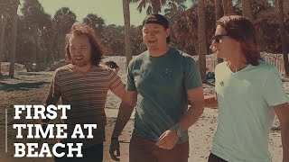 Caleb Visits the Beach for the First Time! | ELECTRIC JESUS BTS