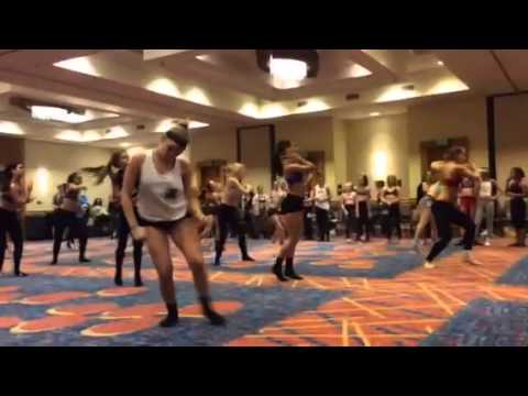 The Beat Dance Tour 2015.  Geovanna Bortoleto with Jenna of