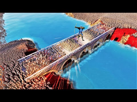 Archer God, Jedi Knights & Special Forces Trapped on a Bridge Surrounded by Zombies - UEBS 2