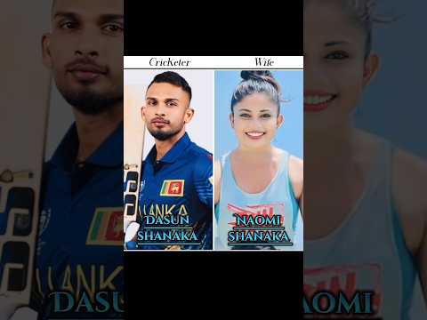 Sri Lankan cricketers and his wife with their real name 😘 #cricket #cricketer