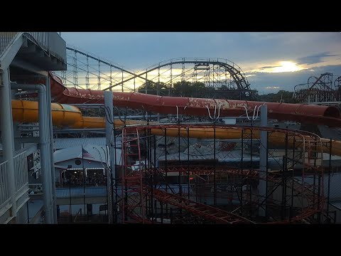 Front row point of view footage of Cyclone