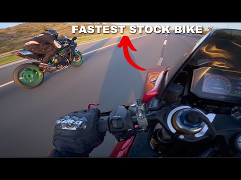 MV Agusta Superveloce 1000 Stock Top Speed Test!