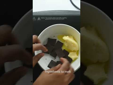 melt Chocolates 🍫 and Butter 🧈  the RIGHT way! - Double boiler method for melting chocolates #shorts
