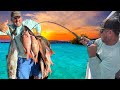 1 Hour fishing challenge! {Catch Clean Cook} Locals vs Tourists