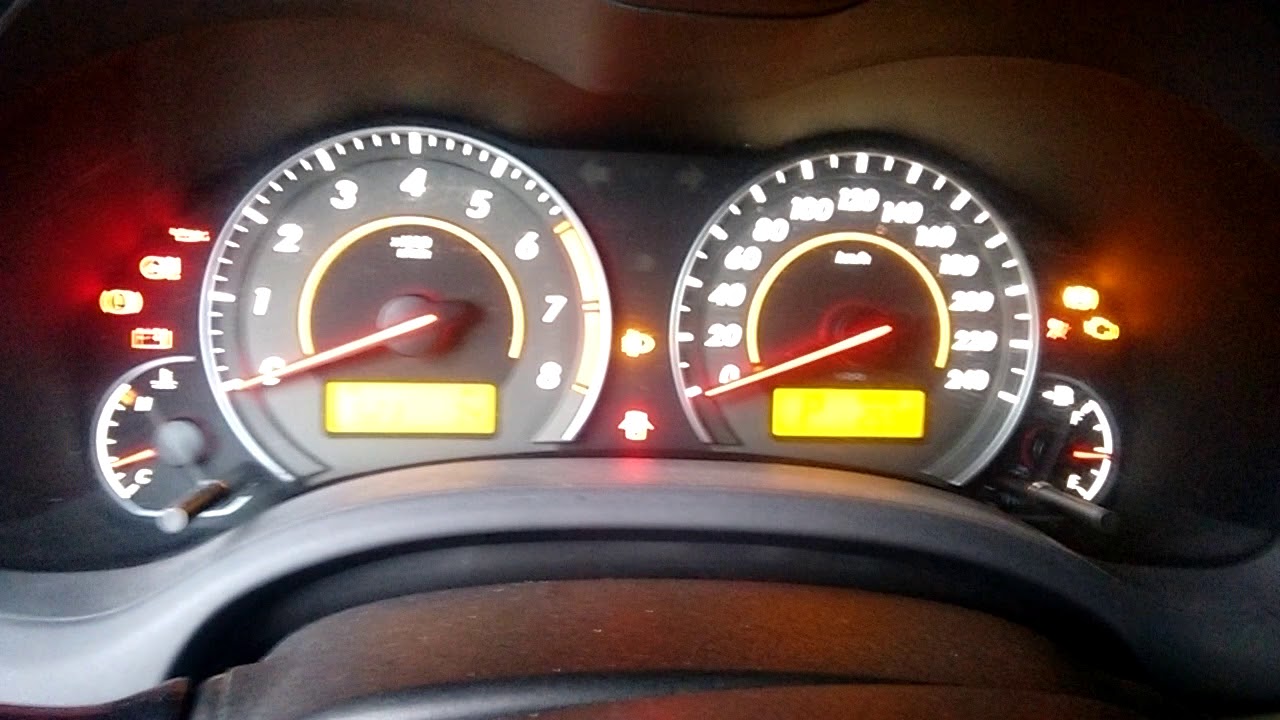 corola luz de injeção acesa e baixo desempenho
