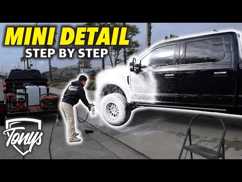 How I Do My Mini Detail Step By Step - Tony's Professional touch