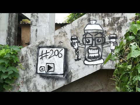 GRAFFITI ||New mumbai||2018 #206... INDIAN STREET ART 🔥