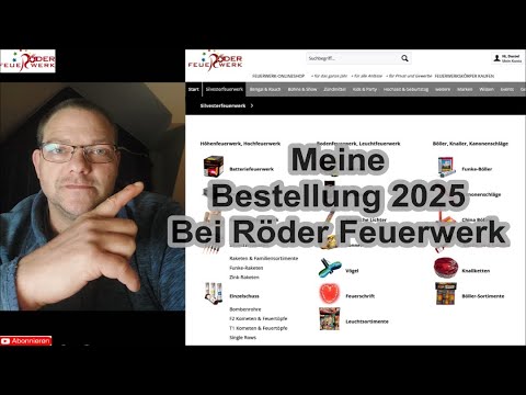Röder Feuerwerk - Meine Silvesterbestellung 2025🎆🔥