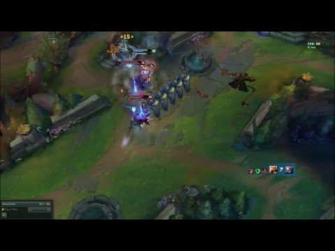 Vayne goes through Azir wall