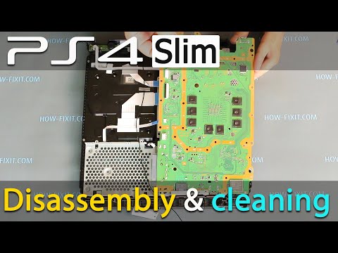 PS4 Slim Disassembly: Fix Overheating with Fan Cleaning & Thermal Paste Replacement