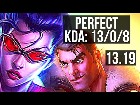VAYNE vs JAYCE (TOP) | 13/0/8, Legendary, 300+ games, 900K mastery | EUW Master | 13.19