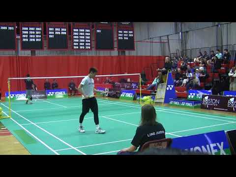 Boston Open MIT 2018 Badminton Sunday Pando Dewantoro /BingHong Ye